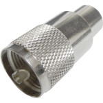 83-1SP-15RFX Amphenol UHF Male Connector (PL259), Cable Group E, F, I