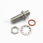 5211 API / Inmet SMA Female to Female Bulkhead In Series Precision Adapter 