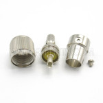 83-1SPN Amphenol UHF Male Solder/Clamp Connector (PL259A) Cable Group E, F