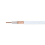 HL4RPV-50A Plenum Rated 1/2" Heliax Coaxial Cable, White Jacket, Andrew