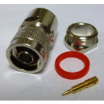PE4221 Type-N Male Straight Clamp Connector For RG14, RG217