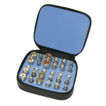 RFA-4024-WB RF Industries 30 Piece Unidapt Adapter Kit - White Bronze Version