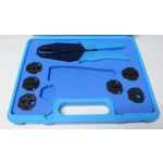 RFA-4005-501 RF Industries Crimping Tool Kit with 6 Dies and Hard Case