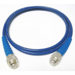 RFA-4070-48 RF Industries 48" Double Shield Unicable RG58/U with Blue Jacket