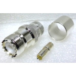 1-SO239-600 UHF Female Crimp Type Connector
