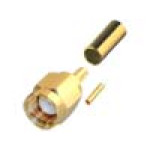 RP-3000-1C RF Industries Reverse Polarity SMA Male Crimp Connector for Cable Group C