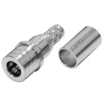 RQA-5000-X RF Industries QMA Male Crimp Connector for Cable Group X