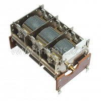 0121-0018 RYC 3 Section Variable Capacitor  20-625pf 500v Per Section