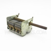 074-023 Jackson Brothers Duel Section Variable Capacitor 15-190pf 1.3kv (Pull) 