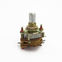10YM034 Stackpole Rotary Switch 4 Position 6 Pole (NOS)