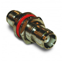 122340 Amphenol TNC Female to Female Bulkhead IN Series Barrel Adapter
