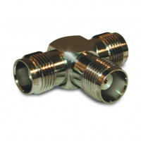 122354 Amphenol TNC Triple Female TEE IN Series Adapter 