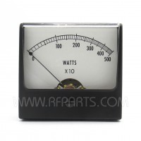 SI-1227 Simpson Panel Meter 10x 0-500 (5000) Watts 100ua (Pull)