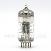 12AT7 RCA High Frequency Black Plate Twin Triode USA (NOS)