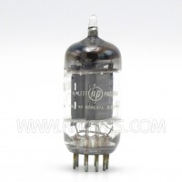 12AX7 Hewlett Packard by General Electric High Mu Twin Triode Grey Plate Audio Tube (Pull)