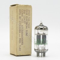 12AX7 JHS Sylvania High Mu Twin Triode Grey Plate Audio Tube (NOS)