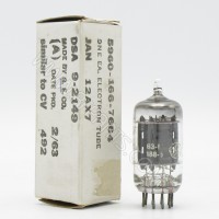 12AX7 JAN General Electric High Mu Twin Triode Grey Plate Audio Tube (NOS)