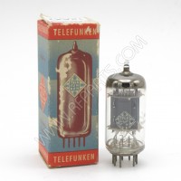 12AX7A / ECC83 Telefunken High Mu Twin Triode Grey Plate Audio Tube West Germany (Pull)