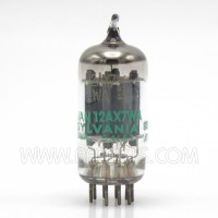 12AX7WA Sylvania Electron Tube Hi-Mu Twin Triode 5960-00-827-8782 (NOS)