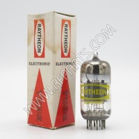 12DT8 Raytheon High-Mu Twin Triode Black Plate (NOS/NIB)