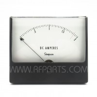 1329 Simpson Panel Meter 0-2 DC Amps (NOS)