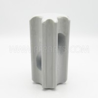 1390 Strain Insulator 7 Inch x 3-3/4 Inch with 1 Inch Holes (NOS)