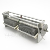154-513-101 Cardwell Dual Section Air Variable Tuning Capacitor 40-990pf 2.5kv (Pull)