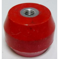 Glastic Standoff Red Insulator 1.385" Long x 1.75" Diameter
