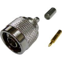 172135 Amphenol Type-N Male Crimp Connector for Cable Group X