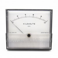 2041 Gates Radio Panel Meter 0-10 Kilovolts D.C. (Pull)