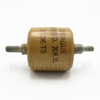 20DK-T5 Sprague Doorknob Capacitor 500pf 20kv 20% Includes Hardware (Pull)