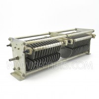 216DD45 E.F. Johnson Dual Section Air Variable Capacitor 30-210pf 5Kv (Pull)