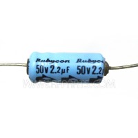 2.2-50A Rubicon Electrolytic Axial Capacitor  2.2uf 50v 