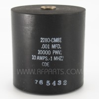 2280-CM81 Cornell Dubilier High Voltage Capacitor .001mfd 10kv 10 Amps @ 1MHz (NOS)