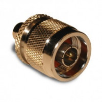 242114 Amphenol Type-N Male to SMA Male Between Series Adapter