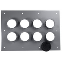 252138  I-Line 8-Port (2x4) Wall Entry Panel with 4" Diameter Holes.  Andrew