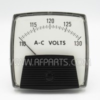 254337PNPN Yokogawa 110-130 AC Volt Big Look Panel Meter (NOS)