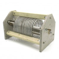 26487 Barker & Williamson Vintage Edgewound Silver Plated Roller Inductor 14.9μH (Pull)