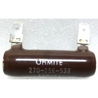 270-25K-538 Ohmite Wirewound Resistor 15 ohms 25 watts (NOS)