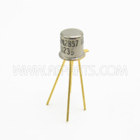 2N2857 MicroSemi NPN RF Transistor 15V 500MHz (NOS)
