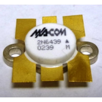 2N6439 MACOM RF Line NPN Silicon Power Transistor 60W, 225 to 400MHz, 28V