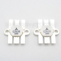 2SC2630 Mitsubishi NPN Epitaxial Planar Transistor 175 MHz 12.5V 50W Matched Pair (2) (NOS)
