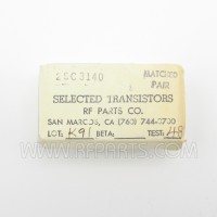2SC3140 NEC Silicon NPN Transistor Matched Pair (2) (NOS)