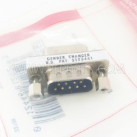 30-9531 Emerson 9-Pin Gender Changer Male to Male Adapter (NOS)