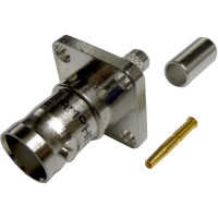 31-5959-RFX Amphenol BNC Female Chassis Mount Crimp Connector (NOS)