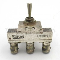 318-010381-0 FXR Radio Frequency 2-Position BNC Transmission Line Switch (Pull)