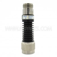 391-40 Midwest Microwave 40dB 5w DC-12GHz Type-N Fixed Attenuator (Pull)