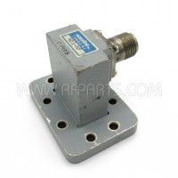 401-NF Waveline Waveguide to Type-N Coaxial Adapter 5.85-8.2 GHz (Pull)