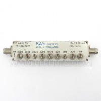 470A Kay In-Line Attenuator BNC Female to BNC Female 0-132dB  75 Ohm DC-1GHz (Pull)