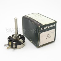 58C11500 Clarostat Potentiometer 1500 ohm 4 watt Long Shaft
